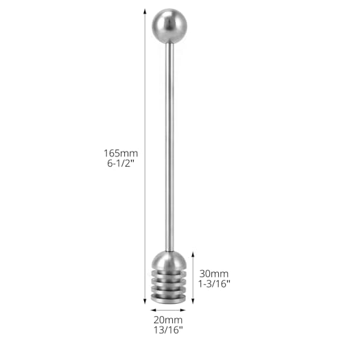 Stainless Steel Honey and Syrup Dippers (2 Count)