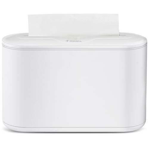 Multifold Paper Towel Dispenser Countertop Compact for Kitchen Lavender
