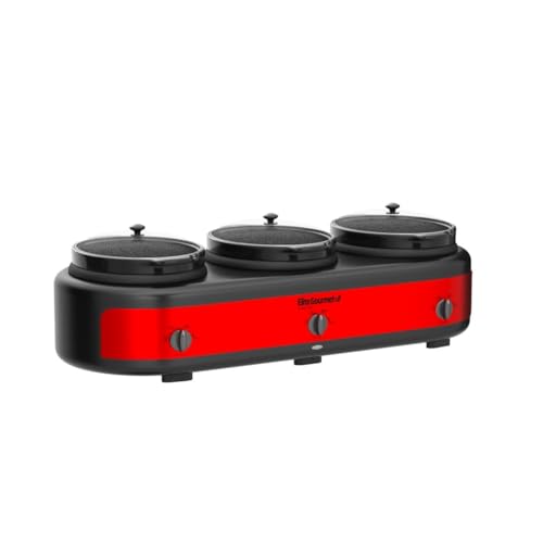 EWMST 325R Triple Slow Cooker Buffet Server