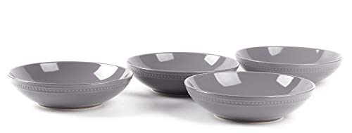 HomeVSS 16 Piece Pearl Dots Stoneware Dinnerware Set
