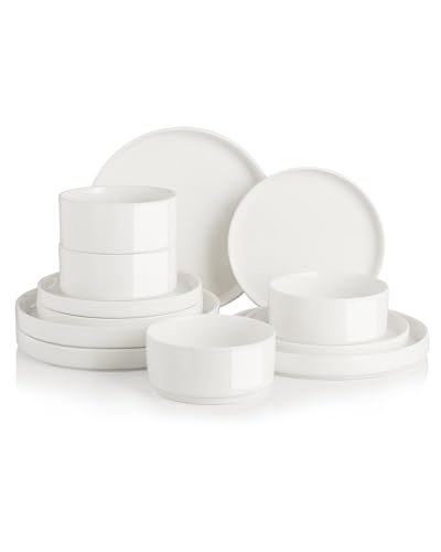Sweejar Porcelain Dinnerware Sets for 4