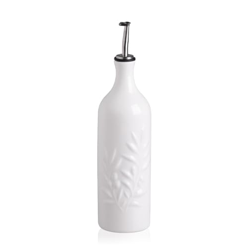 Sweejar Large Ceramic Olive Oil Dispenser Bottle