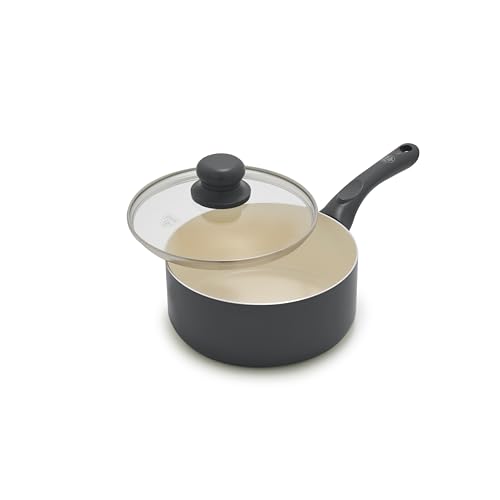 2QT Ceramic Nonstick Saucepan with Lid