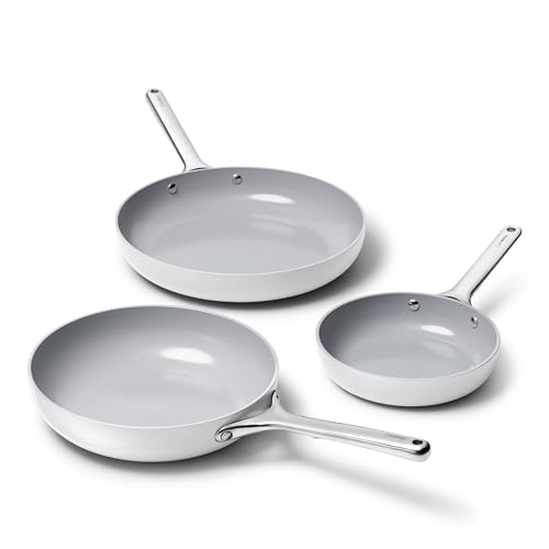 Non Stick Ceramic Coated Fry Pan Trio (3 Count)