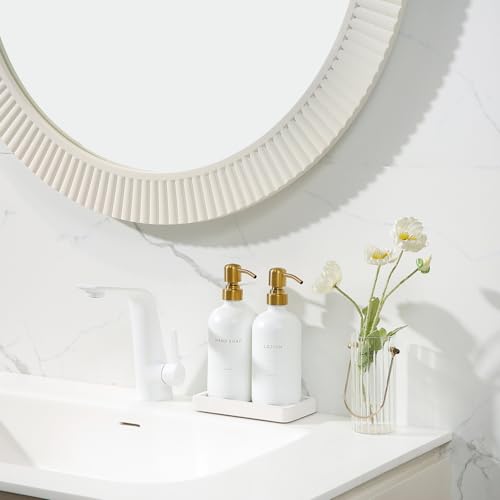Gold Soap Dispenser Bathroom Set (2 Count)