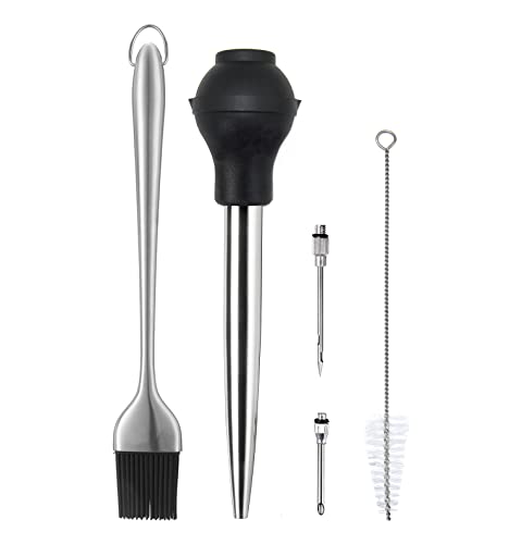 Stainless Steel Turkey Baster with BBQ