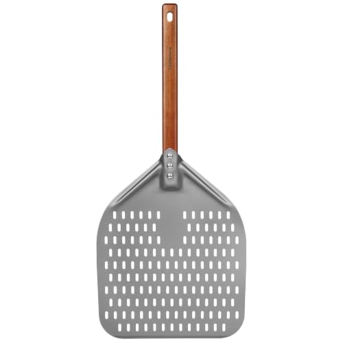 12" x 15" Perforated Aluminum Pizza Peel