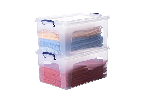 Storage Bins with Lids (4 Count)
