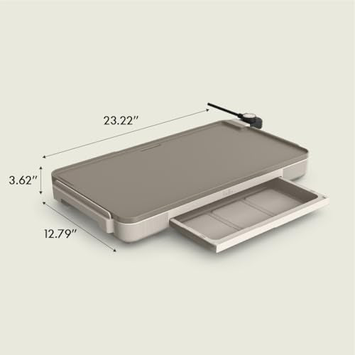 12 x 22 Electric Griddle with Warming Tray