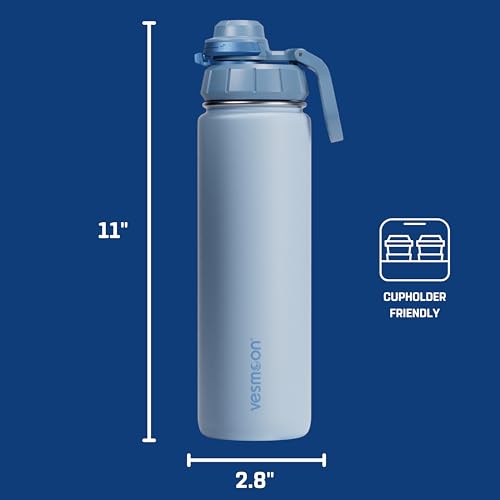 Vessence 24 Oz Stainless Steel Tea Infuser Bottle for Loose Leaf Tea