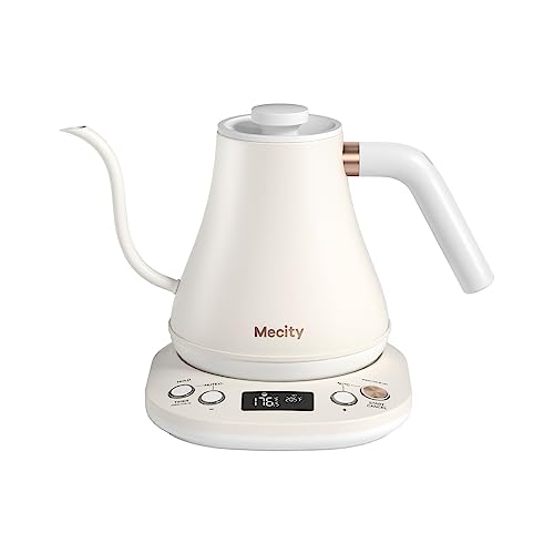 Electric Gooseneck Kettle With Keep Warm Function & LCD Display Automatic Shut Off Coffee Kettle Temperature Control Pour Over Kettle 1200 Watt