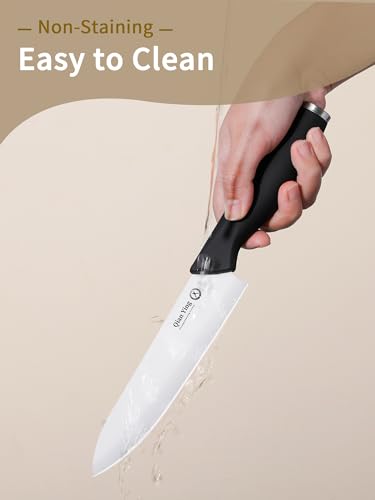Ceramic Knife Set for Kitchen with Sheath (9 Count)