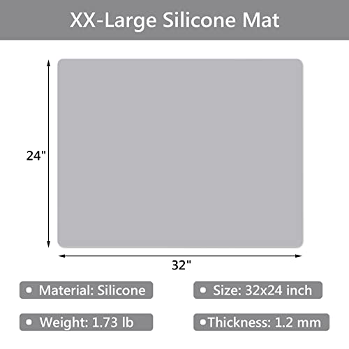 2 Pack Silicone Mats for Countertop (2 Count)