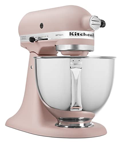 Artisan, 5-Qt Tilt Head Stand Mixer, KSM150PS, Feather Pink