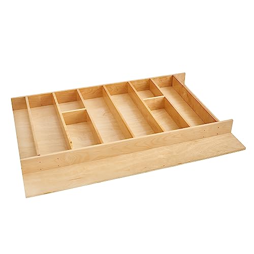 Trim-to-Custom-Fit Silverware Drawer Insert Divider Organizer