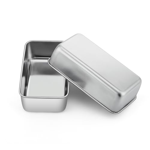 Loaf Pan 9 x 5 Inch Stainless Steel Bread Pan (2 Count)