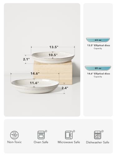 Ceramic Serving Bowls Set of 2 (2 Count)
