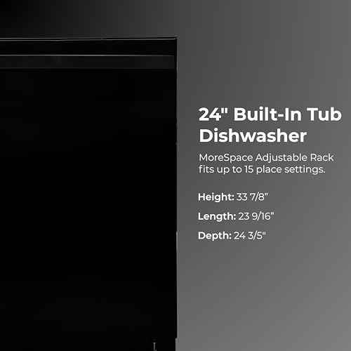 24" Built In Stainless Steel Tub Dishwasher with EasyFlex 3rd Rack (2 Count)