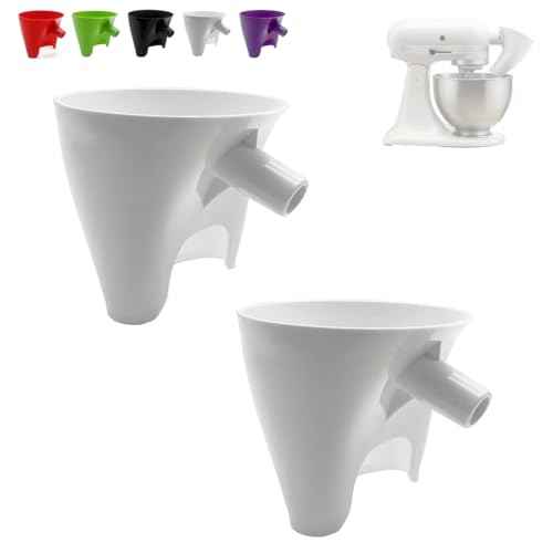 Flour Funnel for Kitchen Aid Mixer (2 Count)
