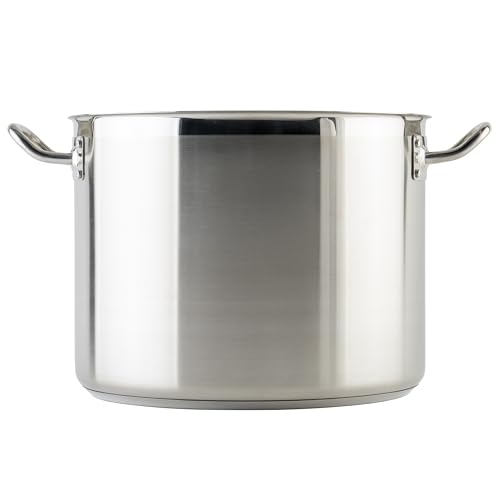 Winware Stainless Steel 24 Quart Stock Pot with Cover