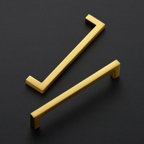 Gold Cabinet Handles Solid Cabinet Pulls (20 Count)