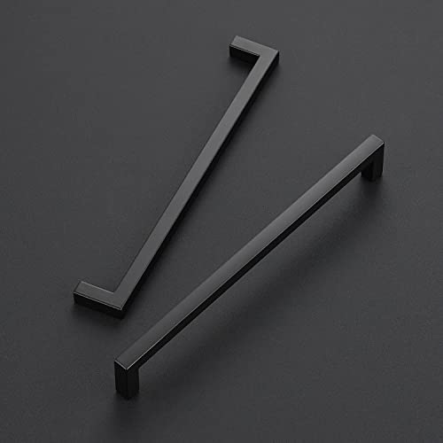 Matte Black Cabinet Handles Solid Cabinet Pulls 7 (10 Count)