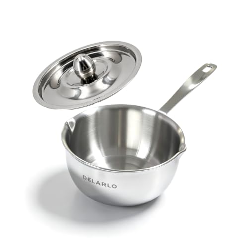 Tri Ply Stainless Steel Small Stainless Steel Pot with Pour Spout