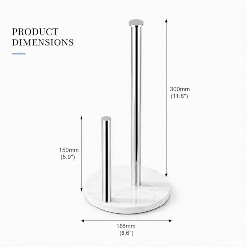 Chrome Paper Towel Holder for Kitchen Countertop
