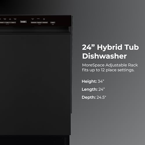 24" Hybrid Tub Dishwasher