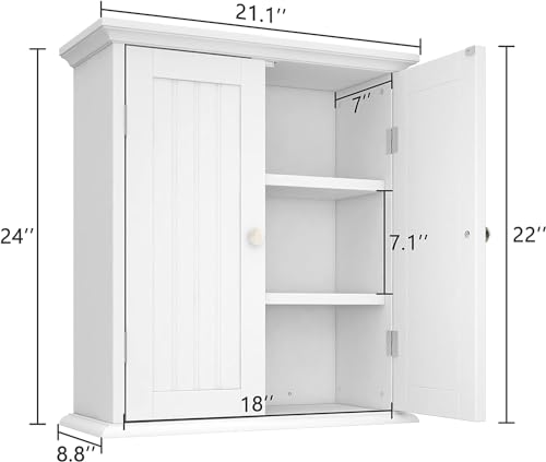 Bathroom Wall Cabinet Set of 2 (2 Count)