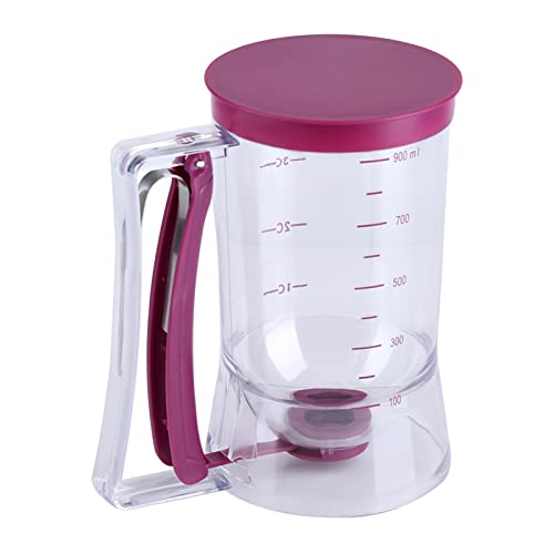 Pancake Batter Dispenser Measuring Cup 900mL Manual for Cupcakes Pancakes Waffles Easy Pour Baking Tool Kitchen Accessory