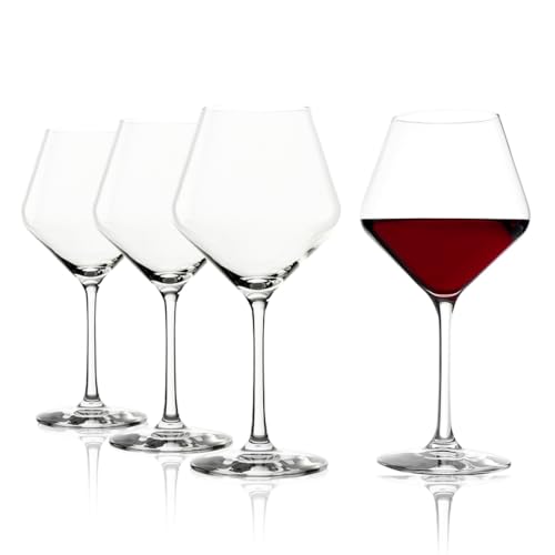Revolution Burgundy Red Wine Glasses 18 1 (4 Count)