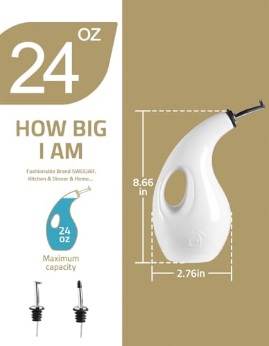Sweejar Ceramic Olive Oil Dispenser Bottle