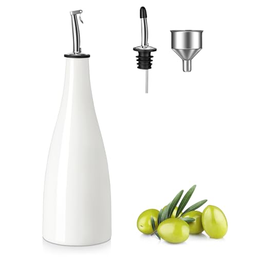 16 Oz Ceramic Olive Oil Dispenser Bottle