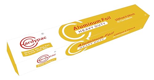 24 inch extra wide Heavy Duty Aluminum Foil Roll (300 Sq Ft)