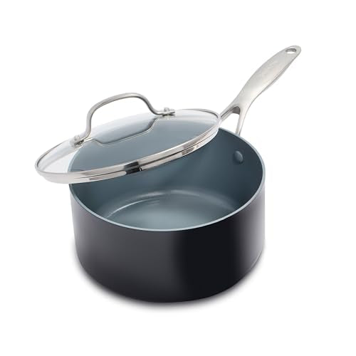 Valencia Pro 2QT Ceramic Nonstick Sauce Pan with Lid
