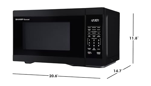 SMC1161KB 1.1 cu. ft. 1000W Black Countertop Microwave Oven