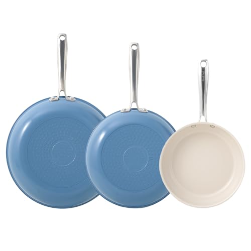Non Stick Ceramic Frying Pan Set (3 Count)