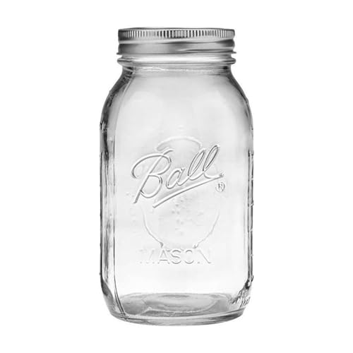 Regular Mouth Glass Mason Jars with Lids and Bands (176.3698 Count)
