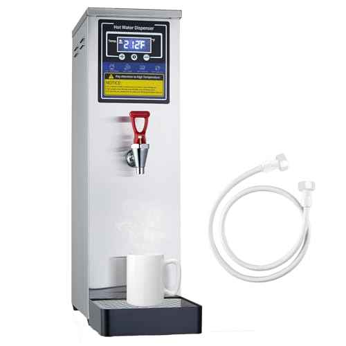Hot Water Dispenser Commercial Water Boiler Countertop Hot Water Machine Stainless Steel Step