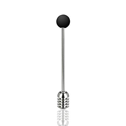Stainless Steel Honey Dipper Stick 6.3 Inch Honey Wand Server for Honey Pot Dispense Drizzle Honey