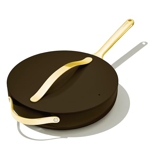 Non Stick Ceramic Sauté Pan with Lid