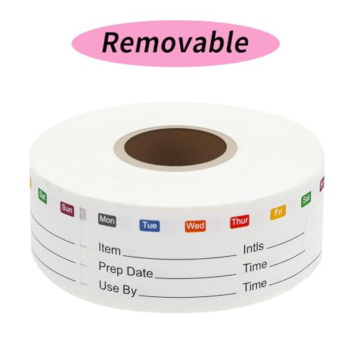 Removable Freezer Labels