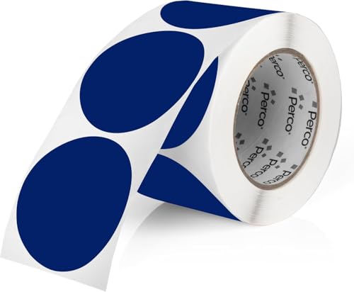 Dark Blue Round Circle Dot Sticker 3