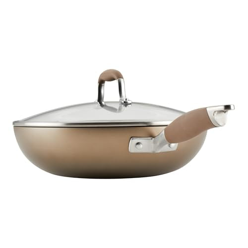 Advanced Home Nonstick Deep Frying Pan with Lid