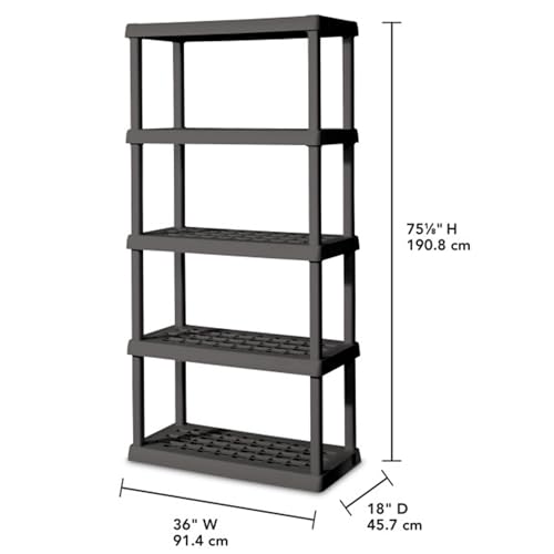 5 Shelf Unit Heavy (4 Count)