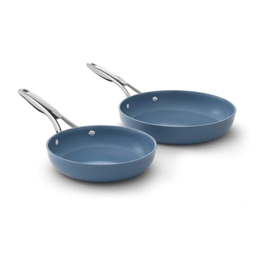 Premier Ceramic Nonstick 8 inch and 10 inch Frying Pan Set