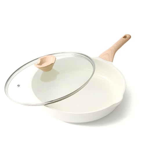 Ceramic Non Stick Frying Pan Skillet with Lid