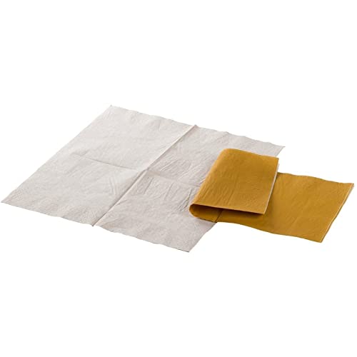 Mustard Yellow Cocktail Napkins Disposable (200 Count)