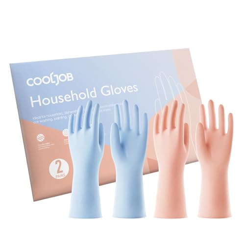 2 Pairs Household Rubber Gloves